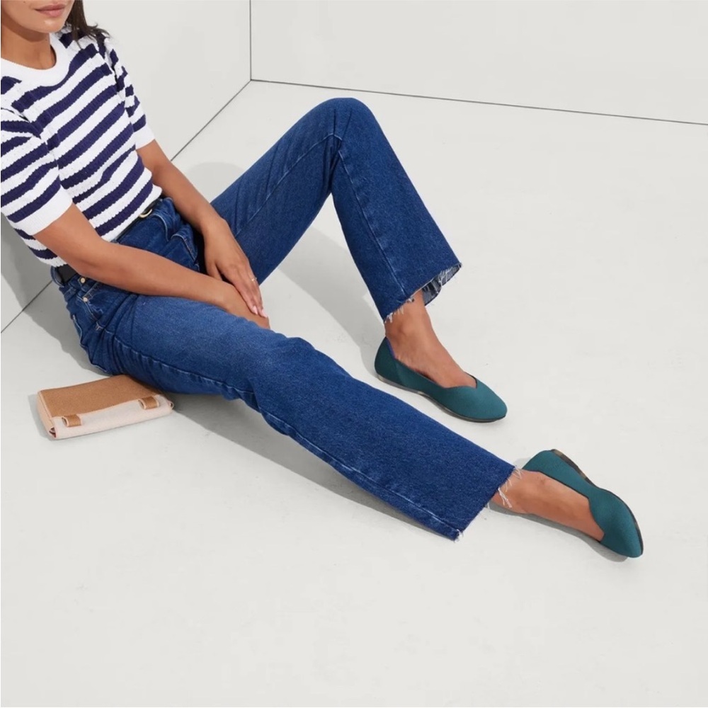 Rothy’s The Flat in Deep Emerald Size 8